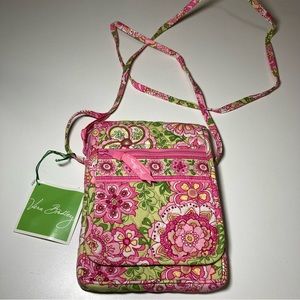 Vera Bradley NWT Petal Pink Mini Hipster Retired Old Style Velcro AMAZING!!!